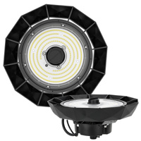 Oprawa Przemysłowa Lampa LED High Bay 150W 27000lm 4000K Neutralna Czarna IP65 IK09 Anica Pro Kobi
