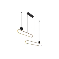 Lampa Wisząca Sufitowa LED 48W 3000K Czarny Nowoczesny Circado Rabalux