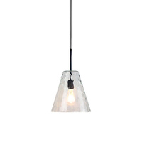 Lampa Wisząca Oprawa E27 Szklany klosz przezroczysty stożkowy VT-7305 V-TAC