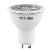 Żarówka LED Halogen GU10 4W = 50W 345lm 3000K Ciepła Reflektor Punktowy TOSHIBA