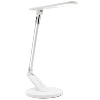 Lampka Biurkowa LED Stołowa 7W 400lm CCT 120° Biała Ściemnialna Optimum Sanico Goldlux