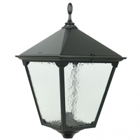 Klosz Głowica do Lampy Ogrodowej Zewnętrznej Stojącej Retro Kwadratowe K 1018 BD KW E27 Su-Ma