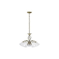 Lampa Sufitowa Wisząca Żyrandol 5x E14 Brązowy Klasyczny Beckworth 7135 Rabalux