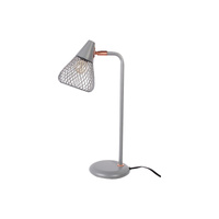 Lampa Stołowa Biurkowa Nocna E14 Szary Industrialny Fanny Rabalux