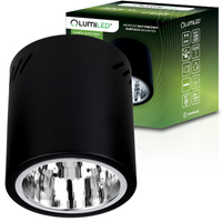 Oprawa Sufitowa Natynkowa Stała Okrągła APUS 13 Spot TUBA Czarna E27