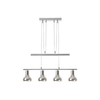 Lampa Wisząca Sufitowa 4x E14 Chrom Nowoczesny Holly Rabalux