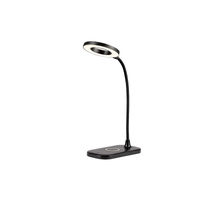 Lampa Stołowa Biurkowa Nocna 5W 210lm 2700-6000K CCT Ściemnialna Czarny Nowoczesny Hardin Rabalux