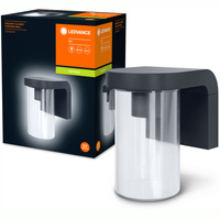 Lampa Ogrodowa Zewnętrzna Kinkiet Elewacyjny LED E27 IP44 Szary Endura Ledvance