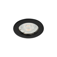 Oprawa sufitowa podtynkowa VIDI MR16 GU5.3 12AC/DC Czarna Okrągła KANLUX