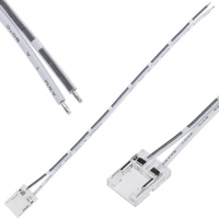 Złączka do Taśm LED COB 10 mm 1-stronna z przewodem 150mm
