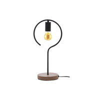 Lampa Stołowa Biurkowa Nocna E27 Brązowy Industrialny Rufin Rabalux