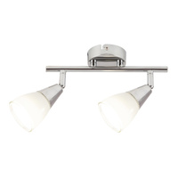 Lampa Sufitowa Punktowa Reflektor Spot 2x E14 Chrom Nowoczesny Nicolette 6768 Rabalux