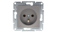 Gniazdo 2P+PE bez ramki, stalowe EPH2800162