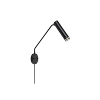 Kinkiet Ścienny Lampa LED GU10 Czarny Nowoczesny Senobia Rabalux