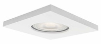Oprawa Podtynkowa Halogenowa LAGOS GU10 IP65 Sufitowa Oczko Kwadratowa Biała Light Prestige