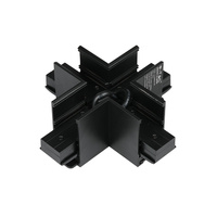 Łącznik Krzyżowy szynosystemu magnetycznego Czarny Track Light V-TAC