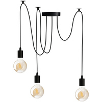 Lampa wisząca sufitowa ARANE PAJĄK 3 ramiona do LED 3x E27 LUMILED
