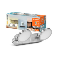 Kinkiet LED Lampa Sufitowa Ścienna Łazienkowa 14W 460lm CCT 30cm IP44 Ściemnialna Srebrny SMART+ WiFi Sun@Home Ledvance
