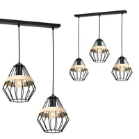 Lampa Wisząca Sufitowa CLIFF Czarna 3xE27 Milagro