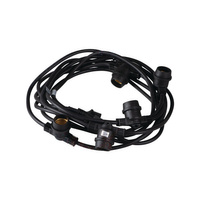 Girlanda Ogrodowa Zewnętrzna Łańcuch Świetlny GRL 5xE27 IP44 6m Czarna Kanlux