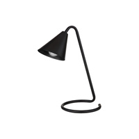 Lampa Stołowa Biurkowa Nocna E14 Czarny Industrialny Monty Rabalux