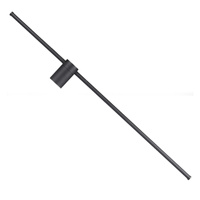 Kinkiet LED CATRINA lampa ścienna CZARNA Metal 17W 120cm styl nowoczesny