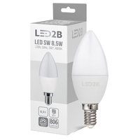 Żarówka LED E14 Kulka 9W 806lm 4000K Neutralna 180° LED2B Kobi