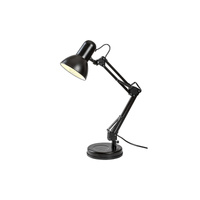 Lampa Stołowa Biurkowa Nocna E27 Czarny Klasyczny Samson 4212 Rabalux