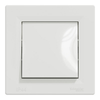 Łącznik Włącznik Schodowy Jednobiegunowy z Ramką Podtynkowy IP44 SCHNEIDER ASFORA