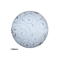 Plafon LED Lampa Sufitowa Oprawa Ścienna Natynkowa E27 Chrom Klasyczny Harmony Lux Rabalux