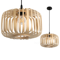 Lampa Wisząca Dekoracyjna Zwis Bambusowa E27 Boho Badingo Kobi