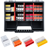 Szybkozłączki Złączki Instalacyjne Komplet Zestaw 100 sztuk - 20x 2X2, 30x 3X2, 30x 4X2, 20x 5X2 + Organizer Walizka