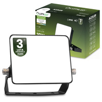 Naświetlacz LED AZZLER 20W 2400lm 4000K IP65 Halogen Zewnętrzny Lampa Czarny LUMILED