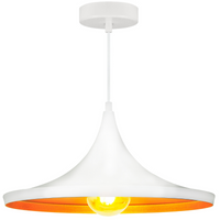 Lampa Wisząca Sufitowa Żyrandol IL MIO MODERN P-306A E27 Biało-Złota - GOLDLUX (Polux)