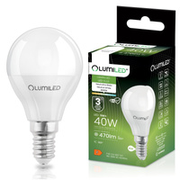 Żarówka LED E14 Kulka P45 5W = 40W 470lm 4000K Neutralna 180° LUMILED