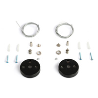 Zestaw Montażowy do Elementów Wiszących 150cm Czarny VIDEX