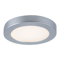 Plafon LED Lampa Sufitowa Oprawa Ścienna 3W 230lm 4000K Srebrny IP44 Minimalistyczny Coco Rabalux
