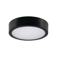 Plafon LED Lampa Sufitowa Czujnik Ruchu Natynkowa 13W 1490lm CCT IP65 Czarna DABER KANLUX