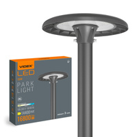 Lampa LED Uliczna Parkowa Ogrodowa 120W 16800lm CCT 90° 0.53A Czarna VIDEX