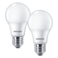 2PAK Żarówka LED E27 A60 8W = 60W 806lm 2700K Ciepła PHILIPS