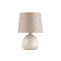 Lampa Stołowa Biurkowa Nocna E14 Beżowy Klasyczny Ellie 4380 Rabalux