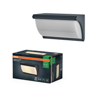 Kinkiet Ogrodowy Lampa Elewacyjna Zewnętrzna E27 Szary IP54 Endura Osram