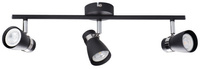 Oprawa lampa sufitowa ENALI 3xGU10 czarna 47cm Kanlux
