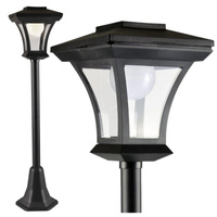 Lampa Ogrodowa LED TIRANA Solarna Zewnętrzna Latarenka 1,6W 4000K Stojąca SŁUPEK 120cm