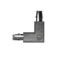 Łącznik do Szynoprzewodu 3-Obwodowy L Prawy Zewnętrzny Czarny Kobi