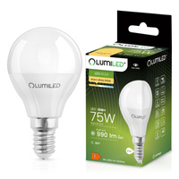 Żarówka LED E14 Kulka P45 10W = 75W 1055lm 3000K Ciepła 180° LUMILED