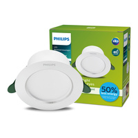 Oprawa Podtynkowa Wpuszczana LED 2.2W 330lm 3000K Biała Diamond Philips