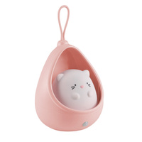 Lampka Dekoracyjna LED Akumulatorowa 0.5W 3000K Ciepła Różowa Kitty Sanico Goldlux