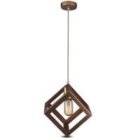 Lampa Wisząca Oprawa E27 Geometryczna Szampański złoty VT-7161 V-TAC