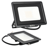 Naświetlacz LED Zewnętrzny Ogrodowy 30W 2550lm 6500K Zimny 120° IP65 Czarny MH Kobi